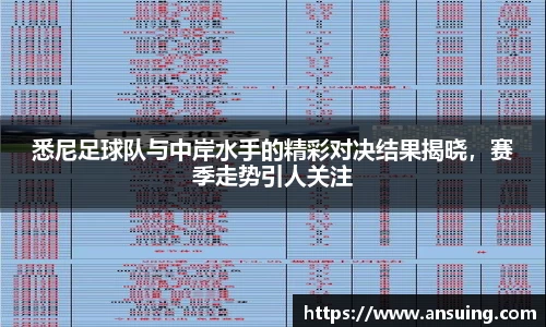 悉尼足球队与中岸水手的精彩对决结果揭晓，赛季走势引人关注